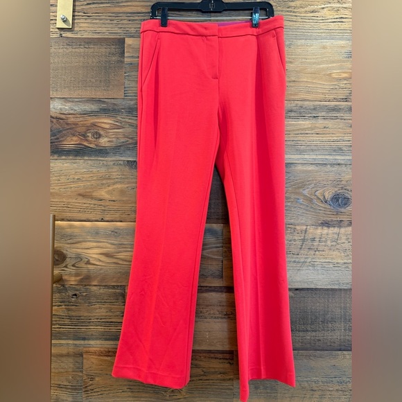 BeatriceB Tessuto Vibrant Red Italian Pants NWT MRSP $328 - Picture 2 of 12